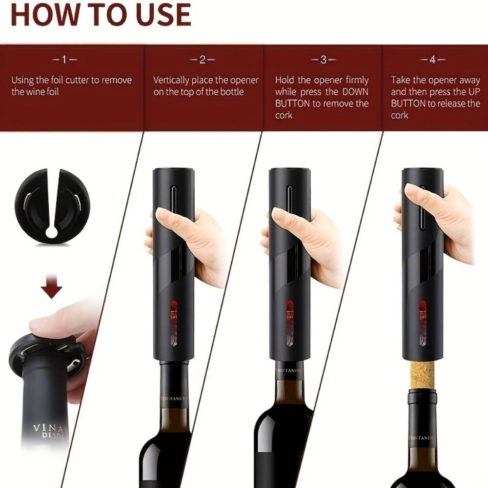 Electric Wine Opener Set